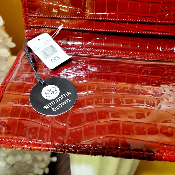 Samantha Brown ToGo Croco RFID Travel Organizer NWT - Picture 5 of 6